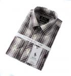 ralph lauren chemises casual ou business treillis gris